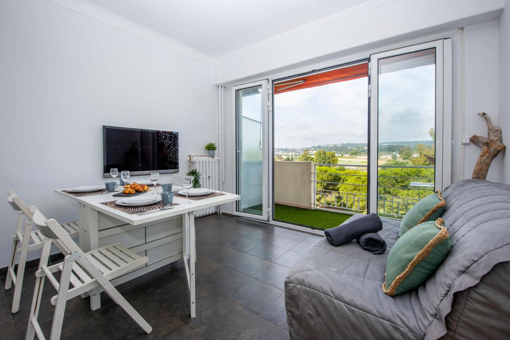 Appartement Vue Mer Cagnes-sur-Mer Exterior foto